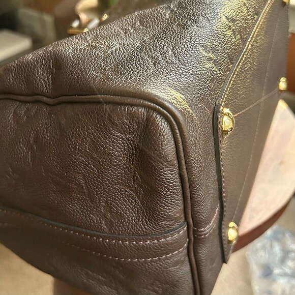 LOUIS VUITTON Empreinte Speedy Bandouliere 30 Brown Terre - Picture 11 of 13